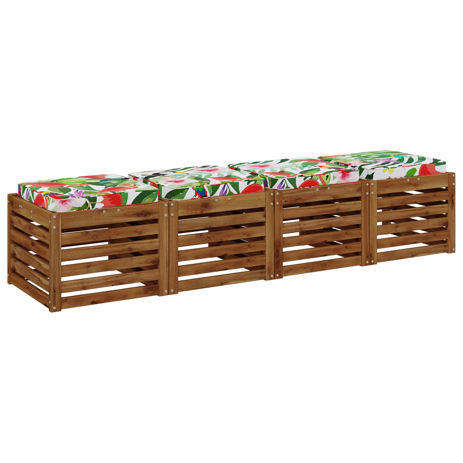 4 dalių sėdynės pagalvėlės VUGHT 4 pcs 100% poliesteris