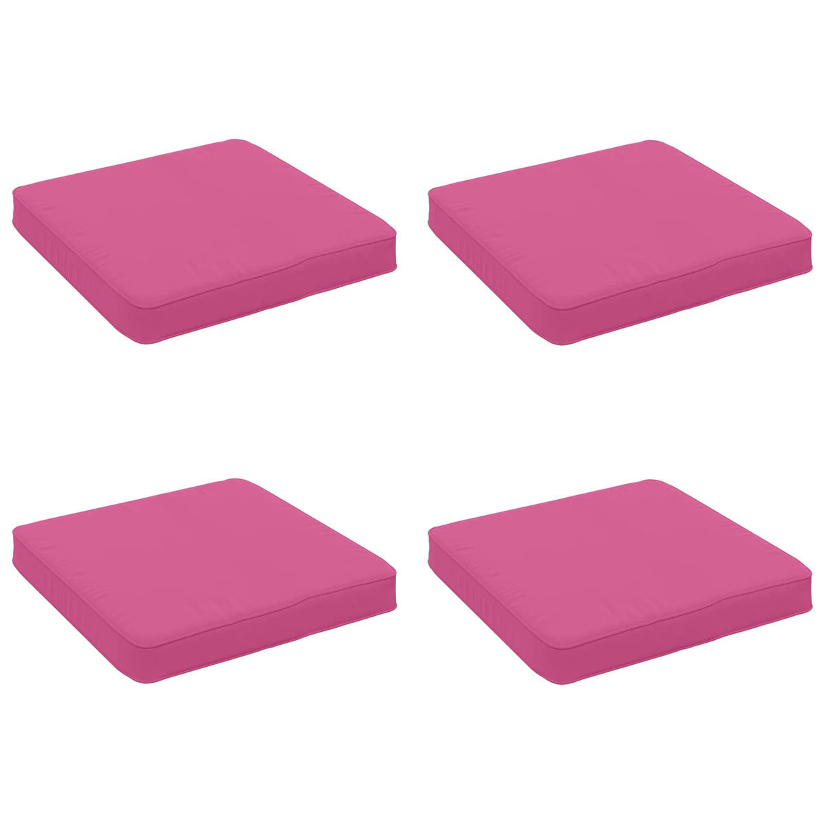 4 dalių sėdynės pagalvėlės VUGHT 4 pcs 100% poliesteris Rožinė