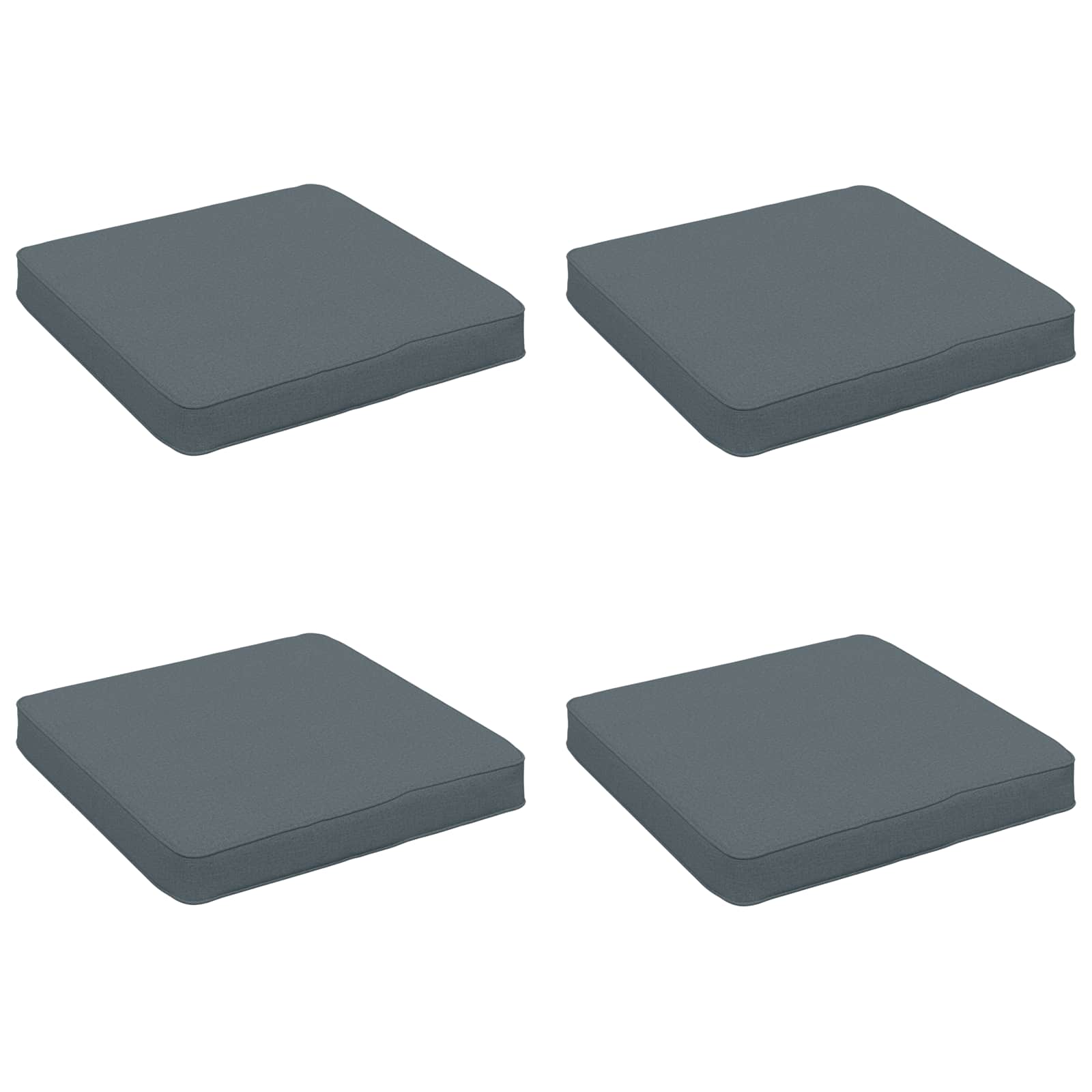 4 dalių sėdynės pagalvėlės VUGHT 4 pcs 100% poliesteris Mėlyna