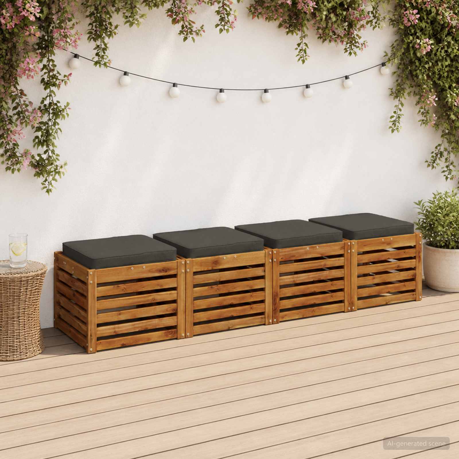 4 dalių sėdynės pagalvėlės VUGHT 4 pcs 100% poliesteris