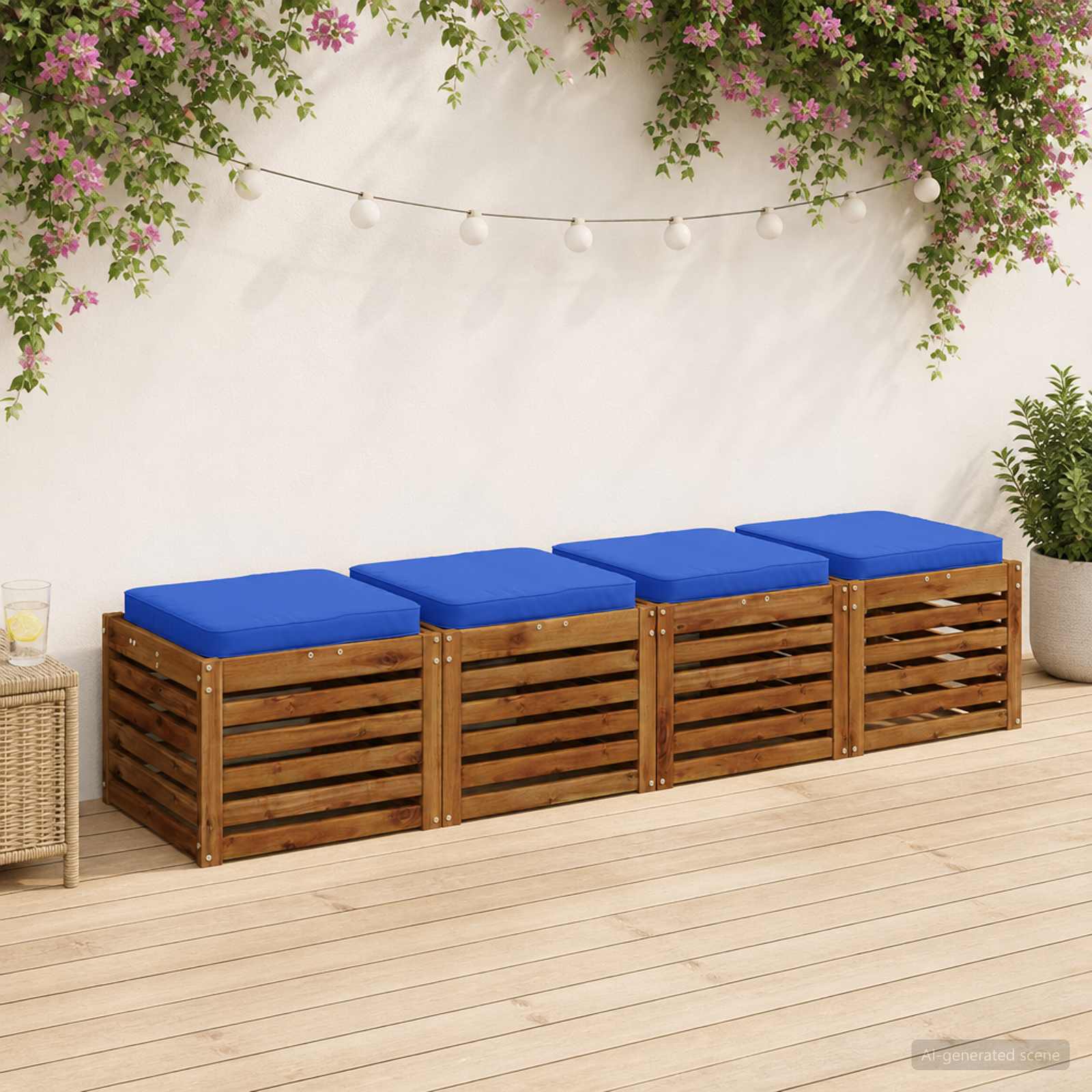 4 dalių sėdynės pagalvėlės VUGHT 4 pcs 100% poliesteris