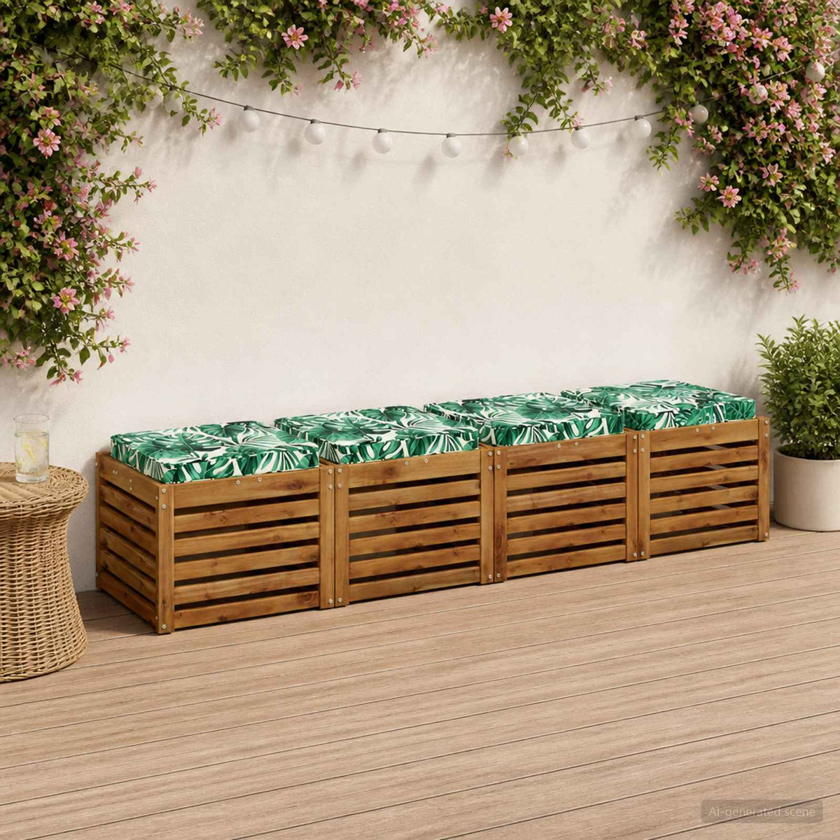 4 dalių sėdynės pagalvėlės VUGHT 4 pcs 100% poliesteris