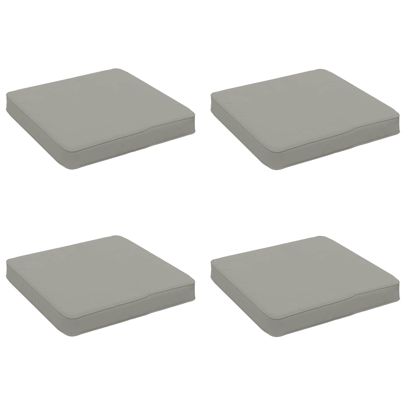 4 dalių sėdynės pagalvėlės VUGHT 4 pcs 100% poliesteris Pilka