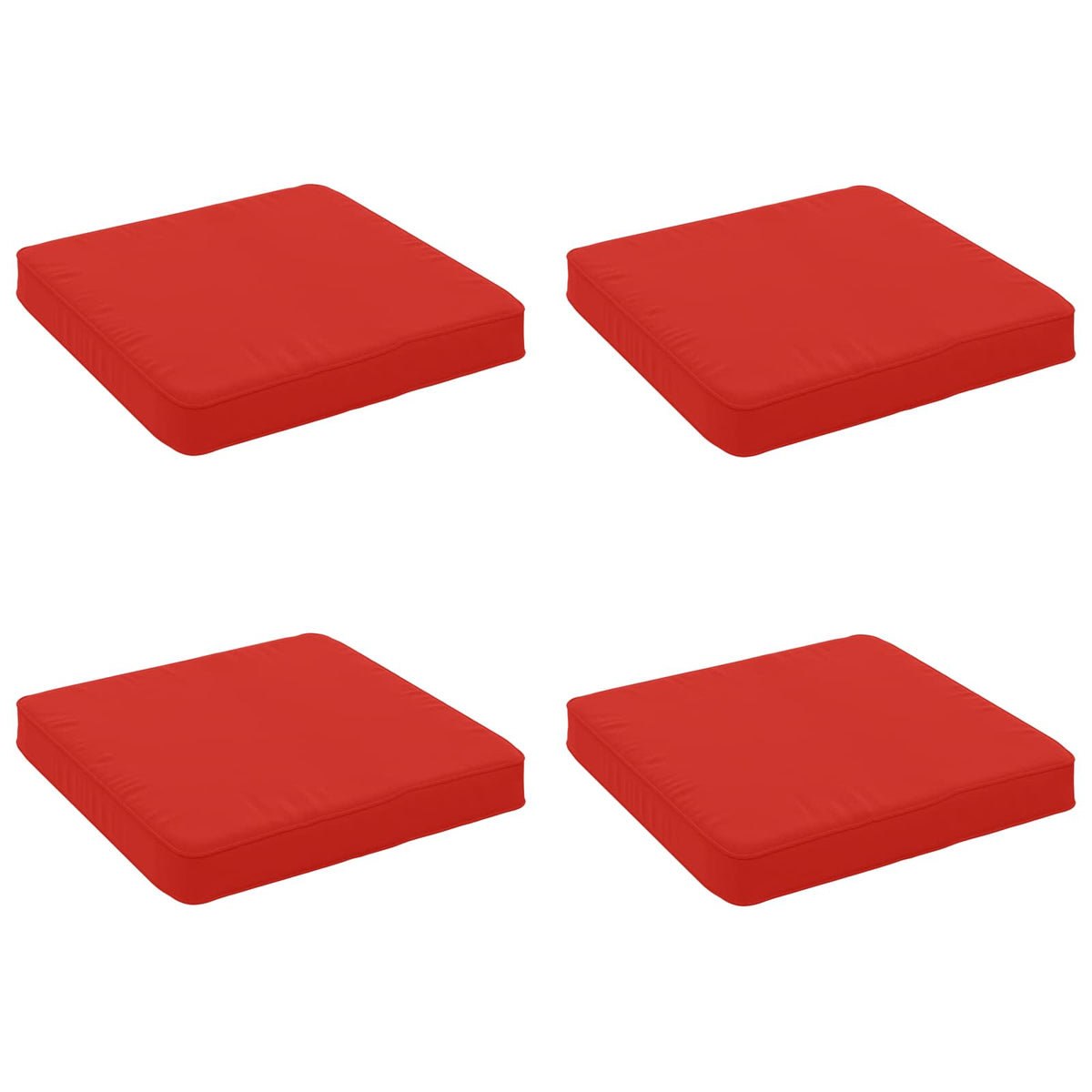 4 dalių sėdynės pagalvėlės VUGHT 4 pcs 100% poliesteris Raudona