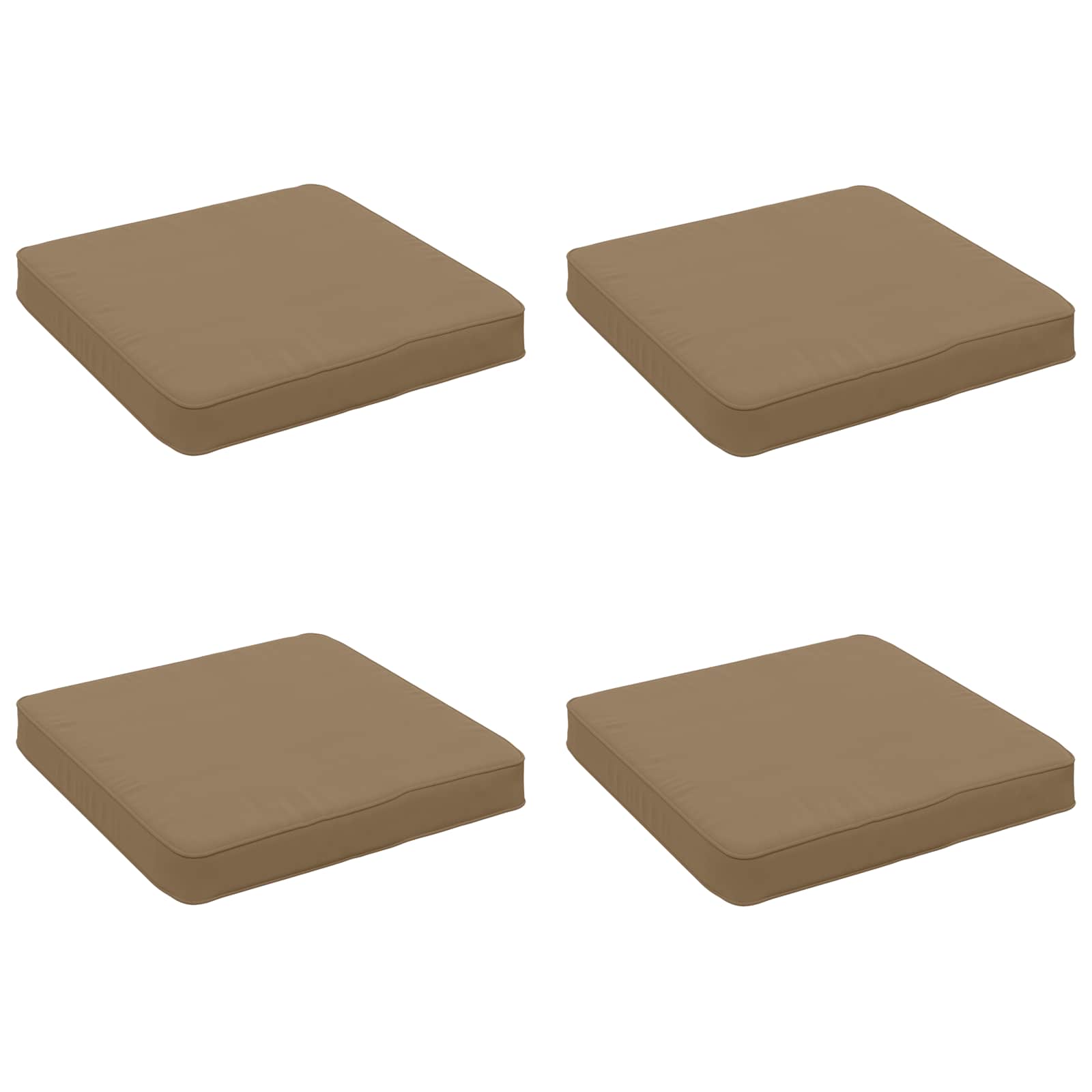 4 dalių sėdynės pagalvėlės VUGHT 4 pcs 100% poliesteris Taupe