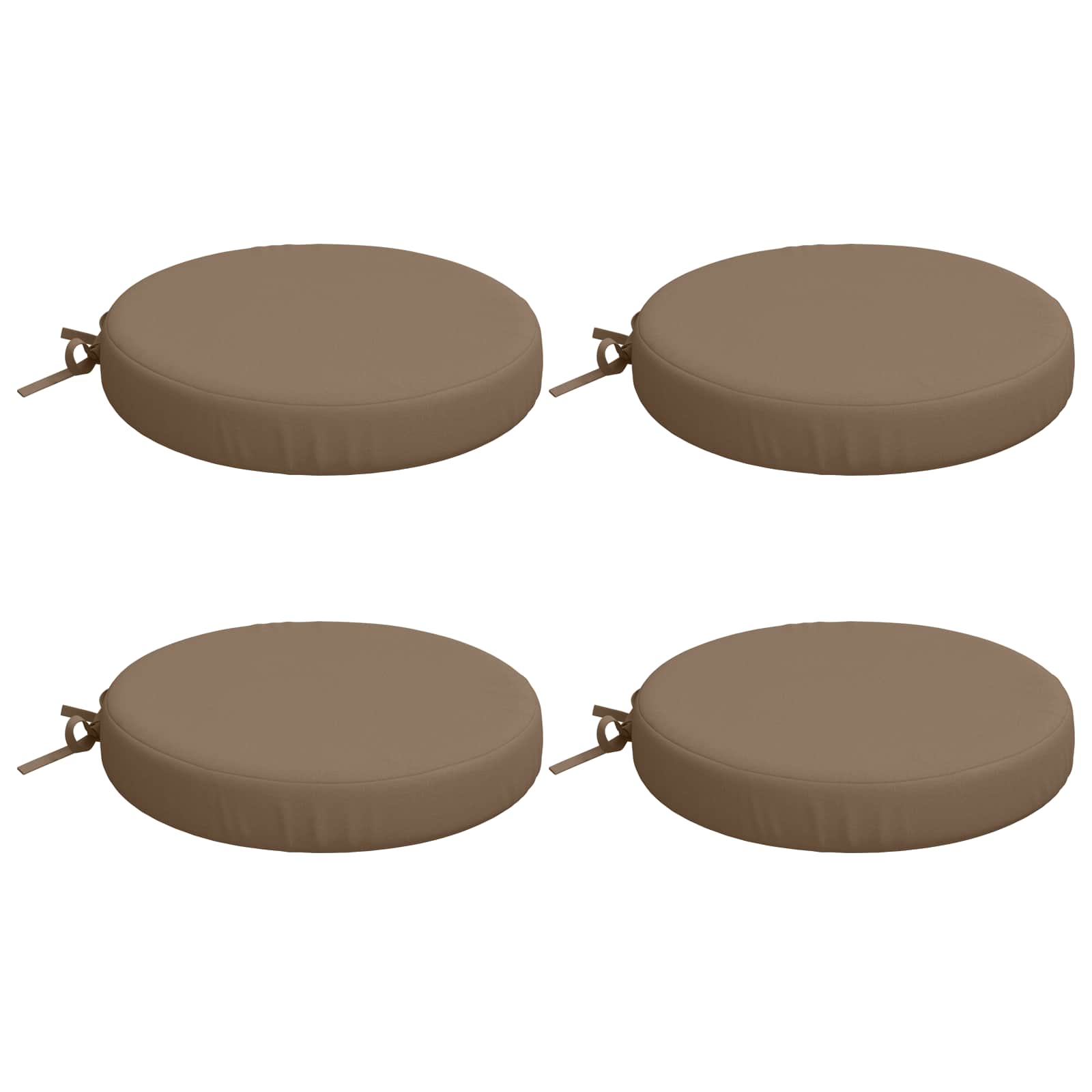 4 dalių sėdynės pagalvėlės SOEST 4 vnt. 100% poliesteris Taupe