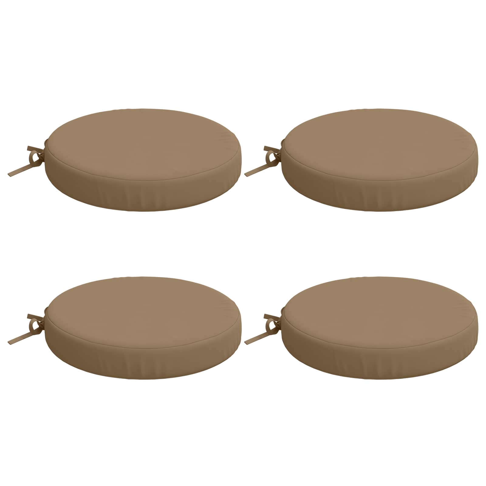 4 dalių sėdynės pagalvėlės SOEST 4 vnt. 100% poliesteris Taupe