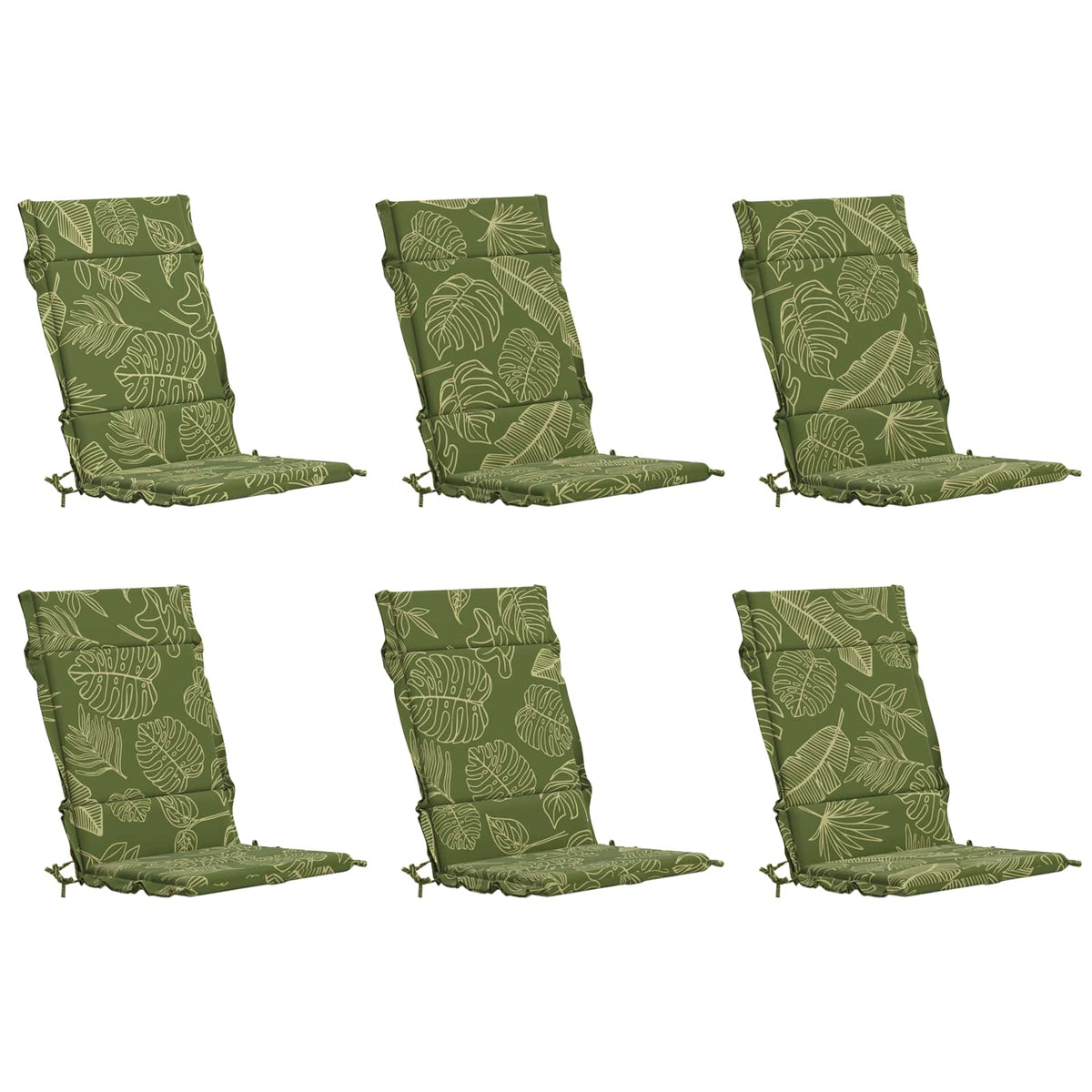 6 dalių aukštų atlošų kėdžių pagalvės GEMERT 6 pcs