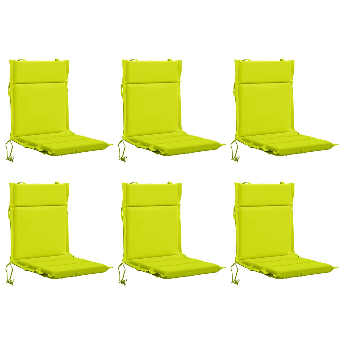 6 dalių aukštų atlošų kėdžių pagalvės GEMERT 6 pcs