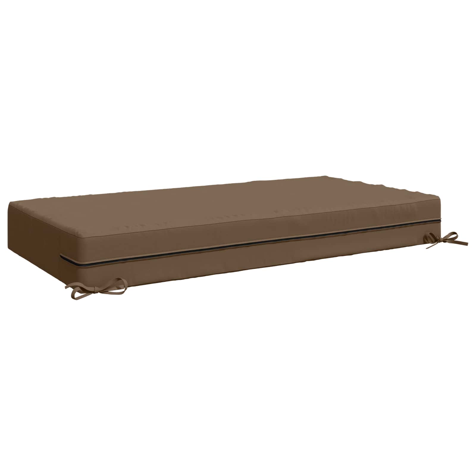 Sėdynės pagalvėlė SOEST 100% poliesteris Taupe 120 x 60 x 15 cm