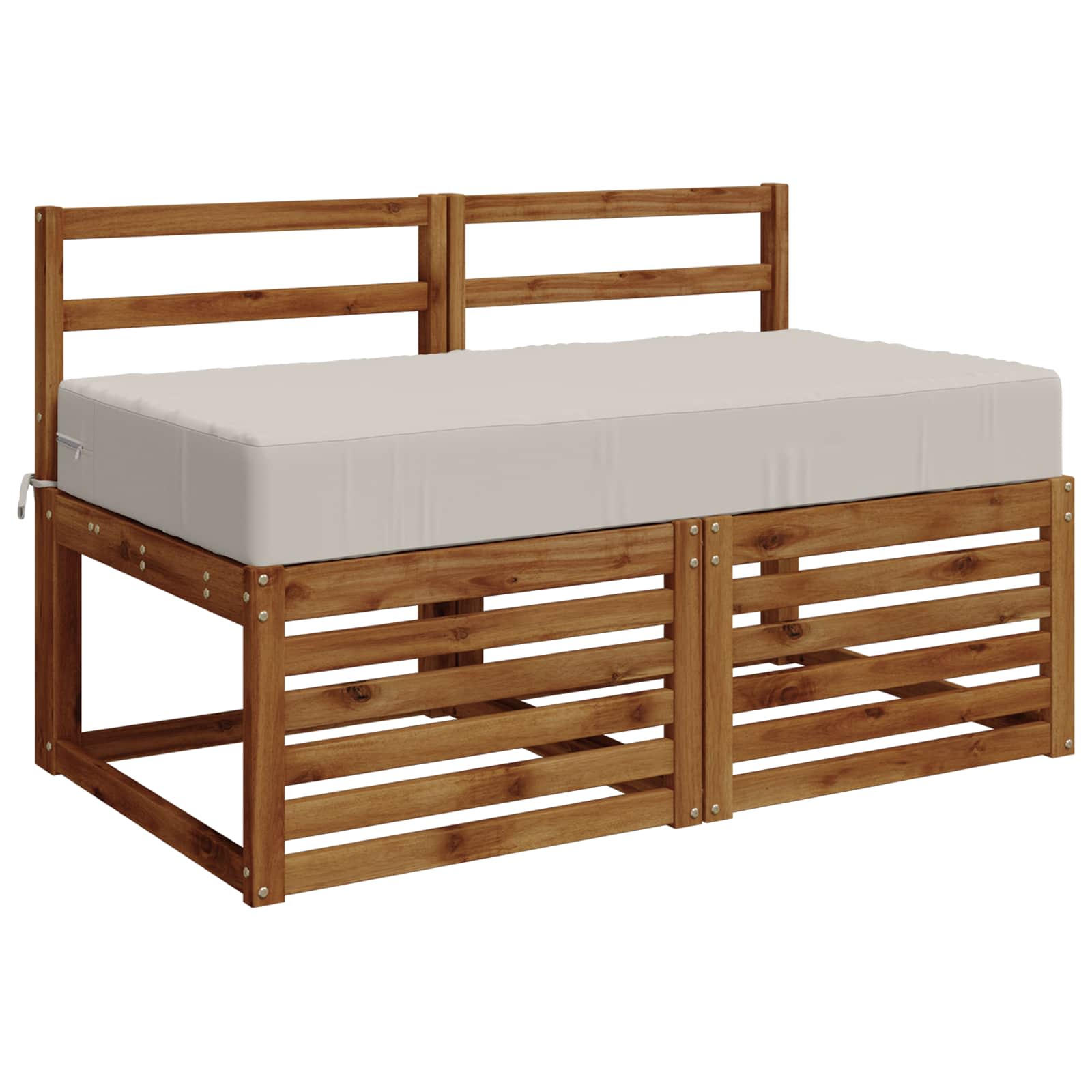 Sėdynės pagalvėlė SOEST 100% poliesteris Balta 120 x 60 x 15 cm