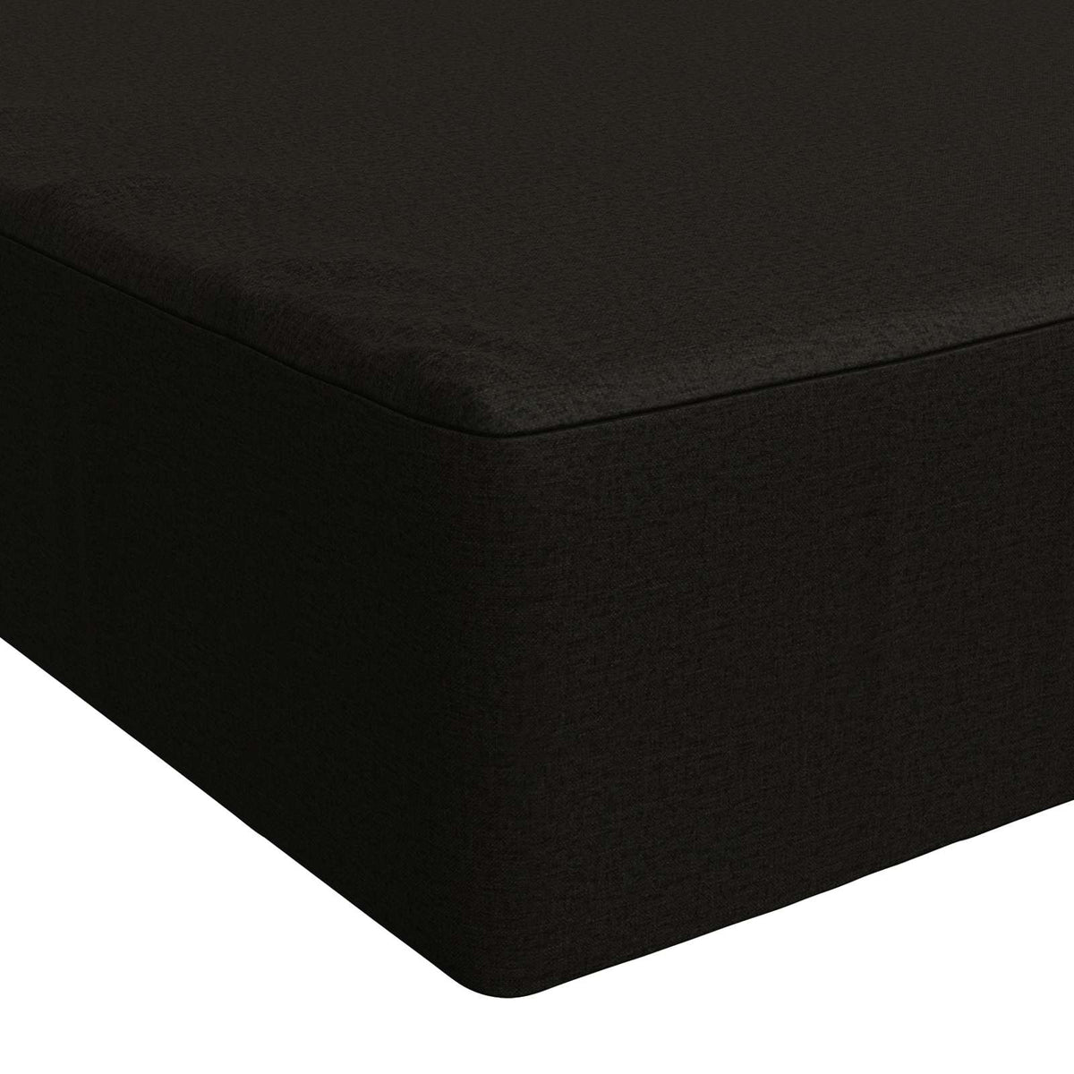 Sėdynės pagalvėlė SOEST 100% poliesteris Juoda 120 x 60 x 15 cm