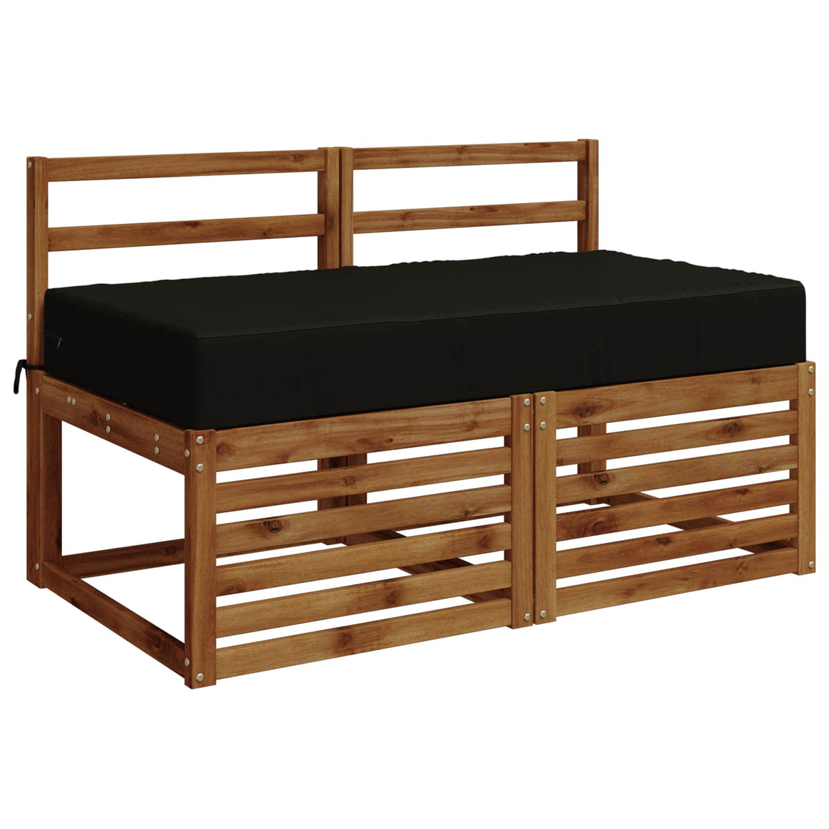 Sėdynės pagalvėlė SOEST 100% poliesteris Juoda 120 x 60 x 15 cm