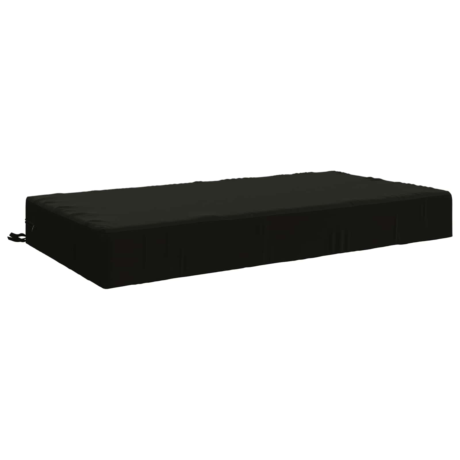 Sėdynės pagalvėlė SOEST 100% poliesteris Juoda 120 x 60 x 15 cm