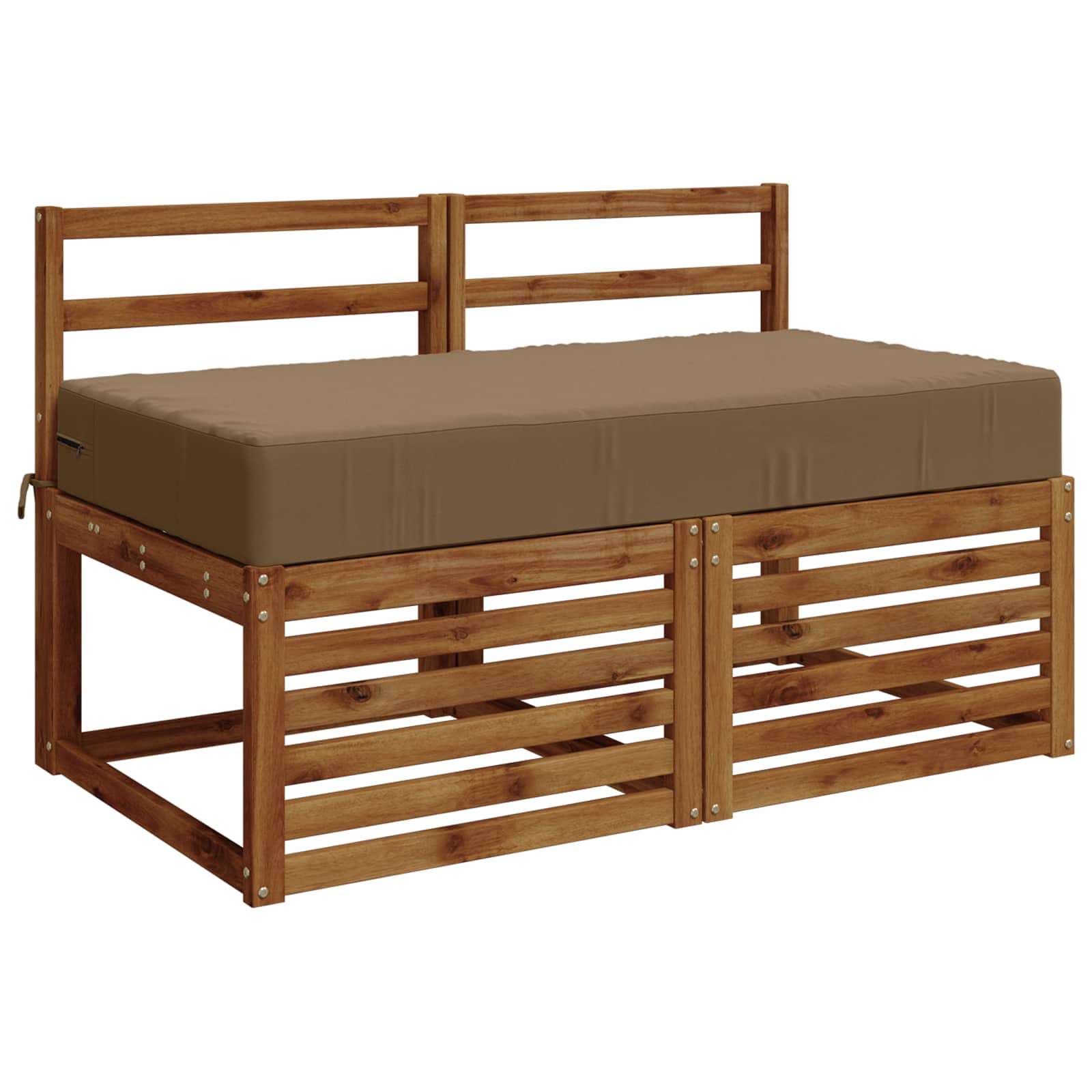 Sėdynės pagalvėlė SOEST 100% poliesteris Taupe 120 x 60 x 15 cm