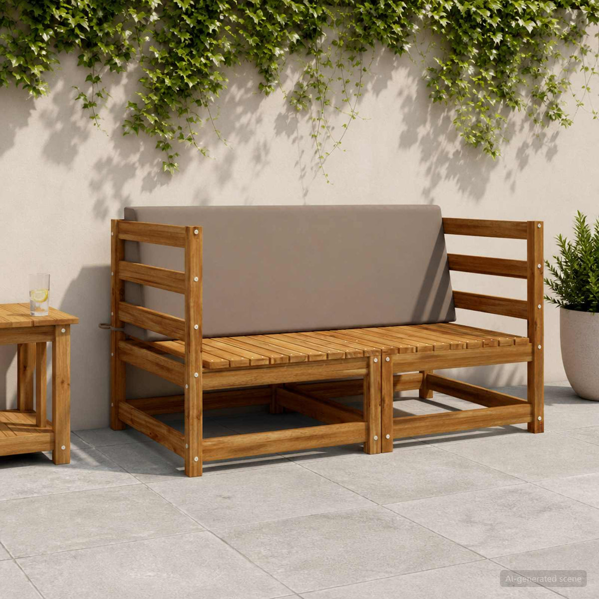 Atlošo pagalvėlė SOEST 100% poliesteris Taupe 120 x 20 x 40 cm