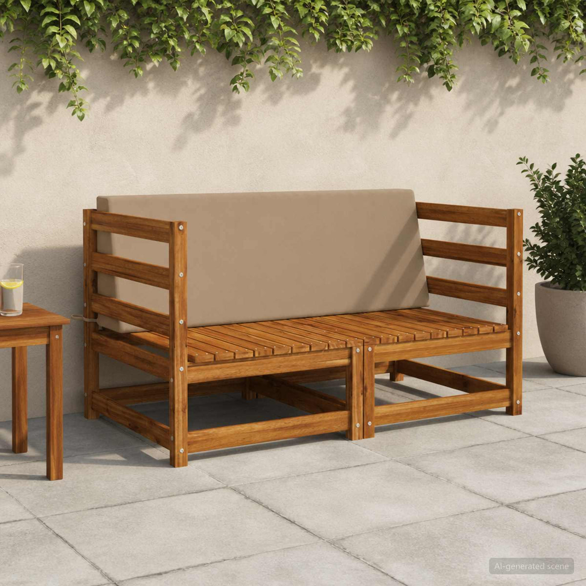 Atlošo pagalvėlė SOEST 100% poliesteris Taupe 120 x 20 x 40 cm