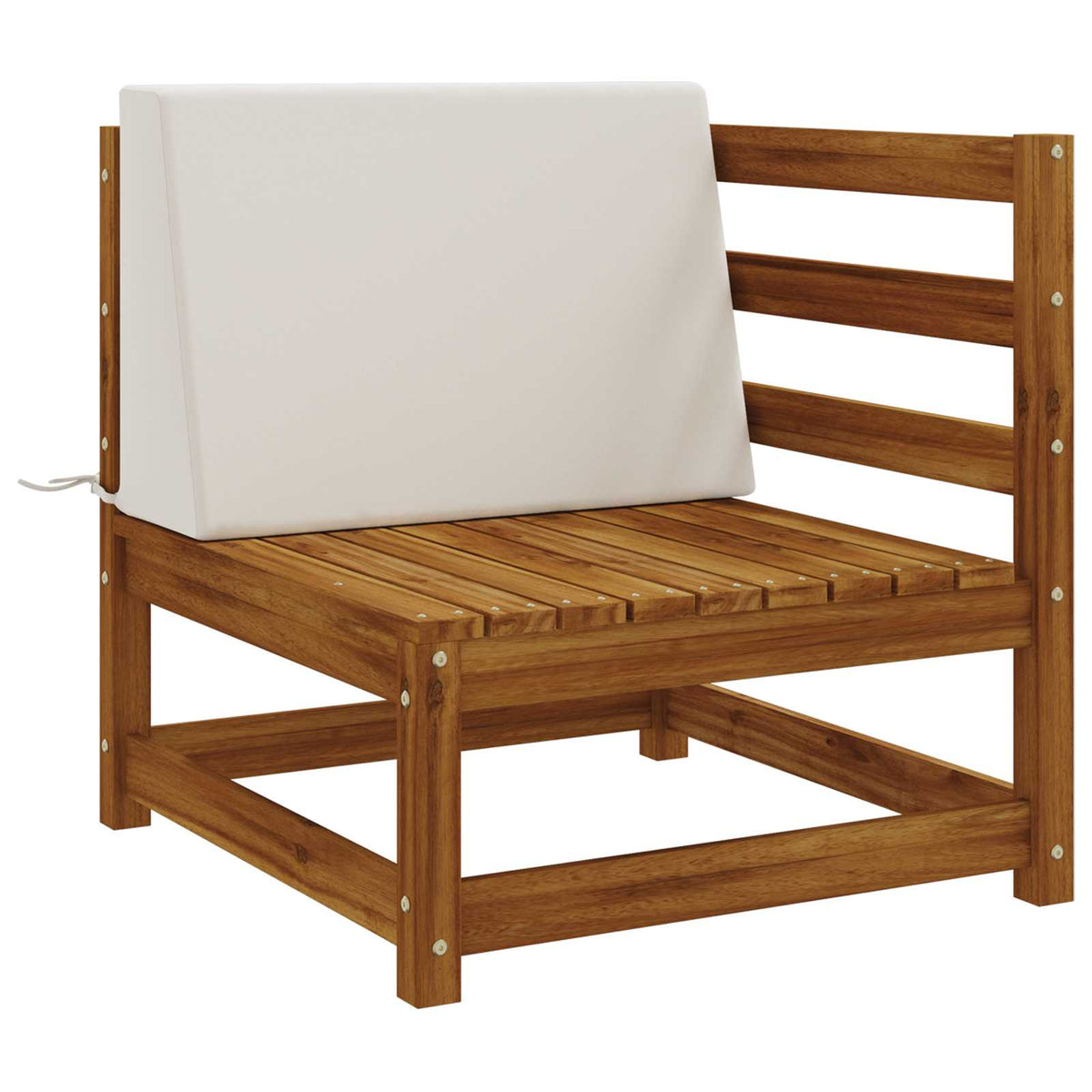 Atlošo pagalvėlė SOEST 100% poliesteris Balta 60 x 20 x 40 cm