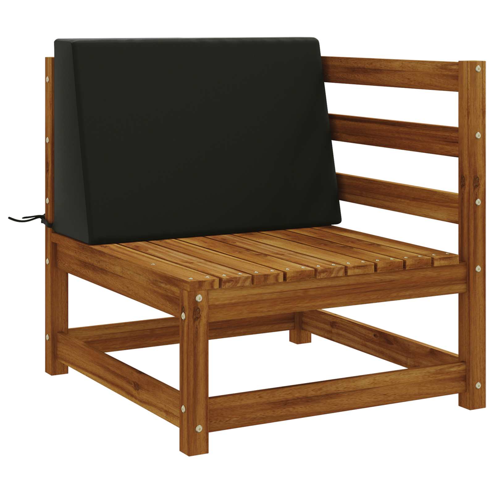 Atlošo pagalvėlė SOEST 100% poliesteris Juoda 60 x 20 x 40 cm