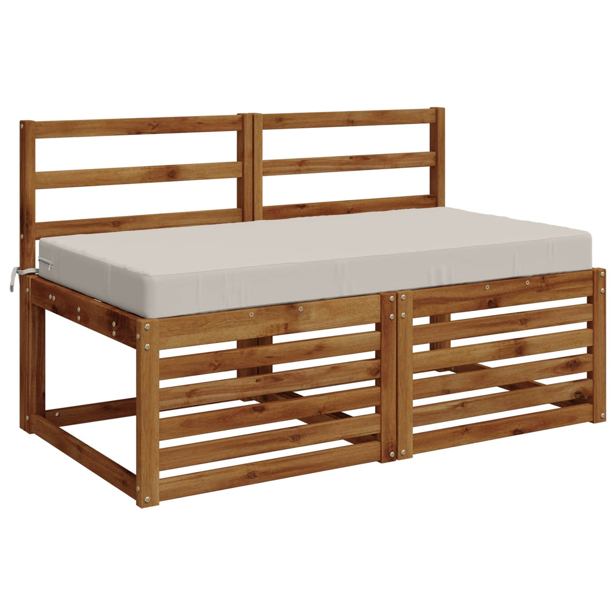 Sėdynės pagalvėlė SOEST 100% poliesteris Balta 120 x 80 x 10 cm