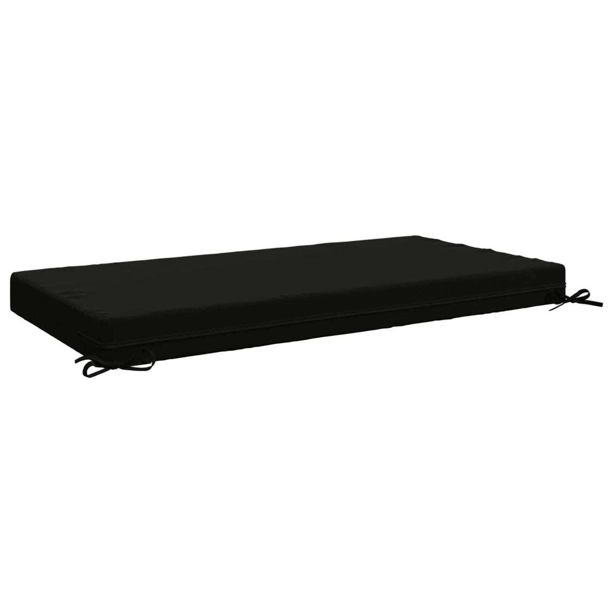 Sėdynės pagalvėlė SOEST 100% poliesteris Juoda 120 x 60 x 10 cm