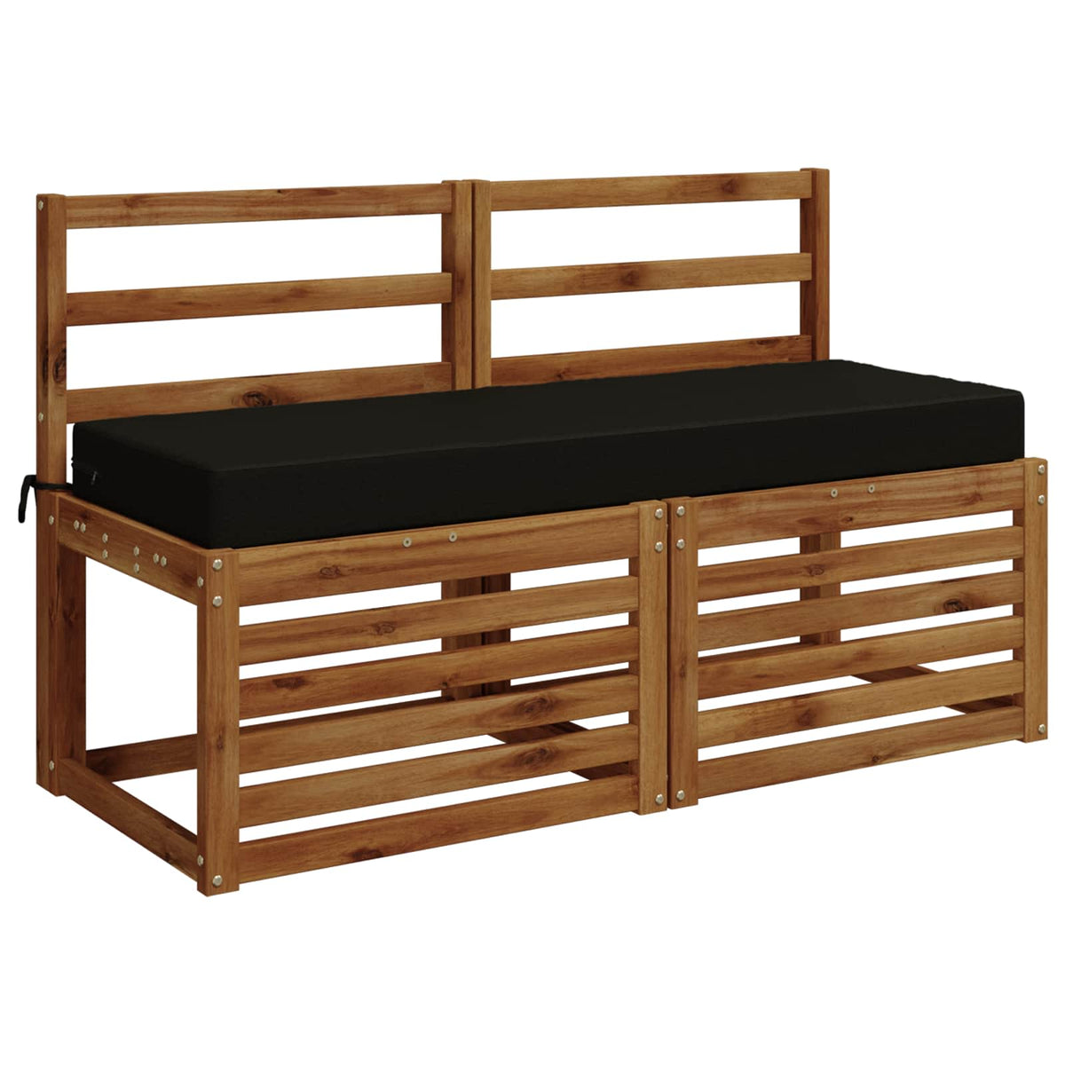 Sėdynės pagalvėlė SOEST 100% poliesteris Juoda 120 x 40 x 10 cm