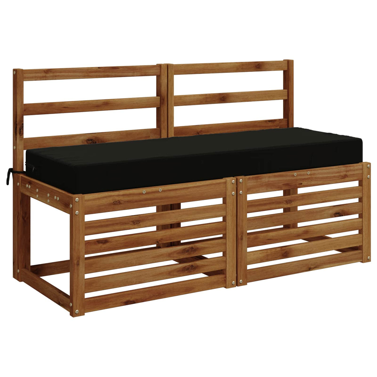 Sėdynės pagalvėlė SOEST 100% poliesteris Juoda 120 x 40 x 10 cm
