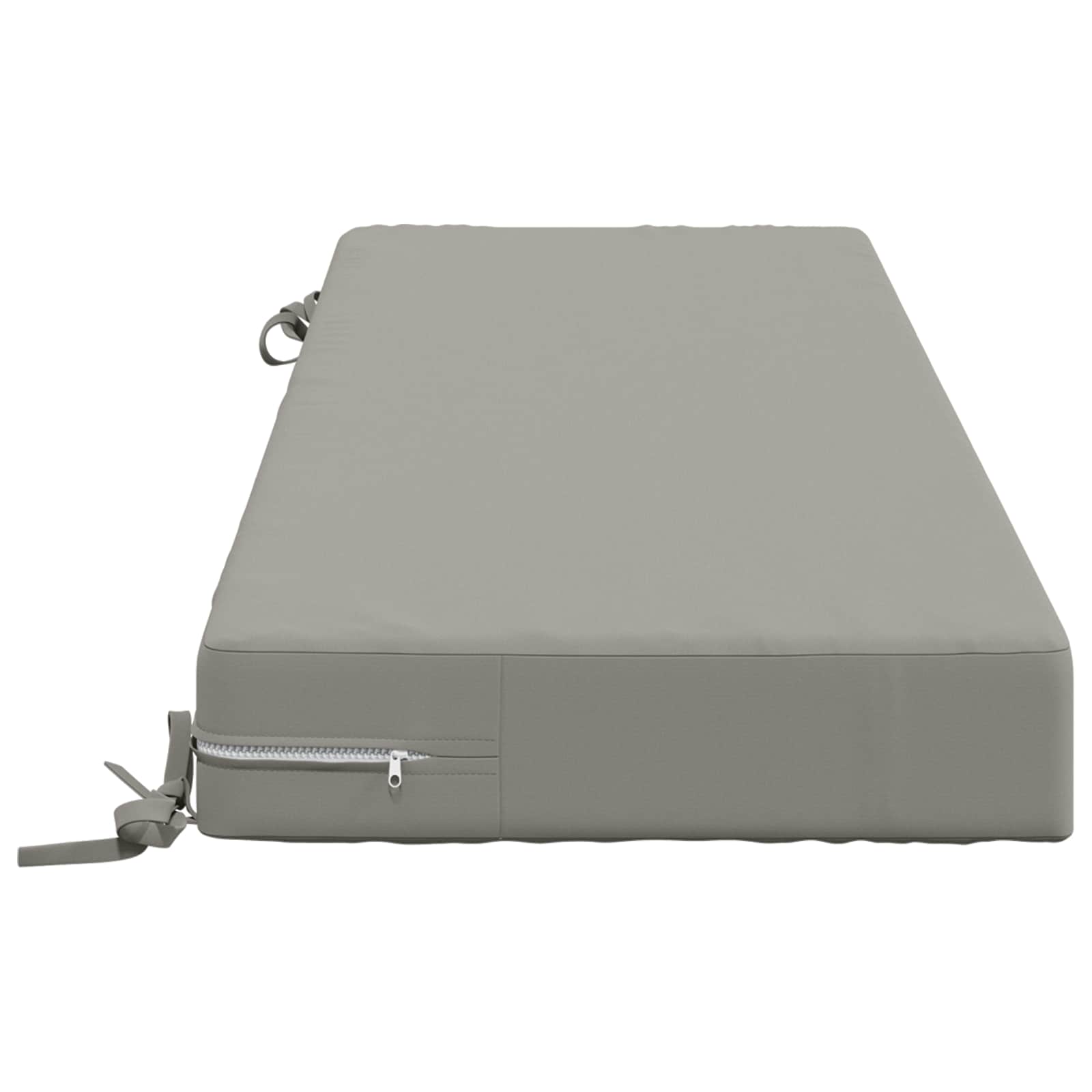 Sėdynės pagalvėlė SOEST 100% poliesteris Pilka 120 x 40 x 10 cm