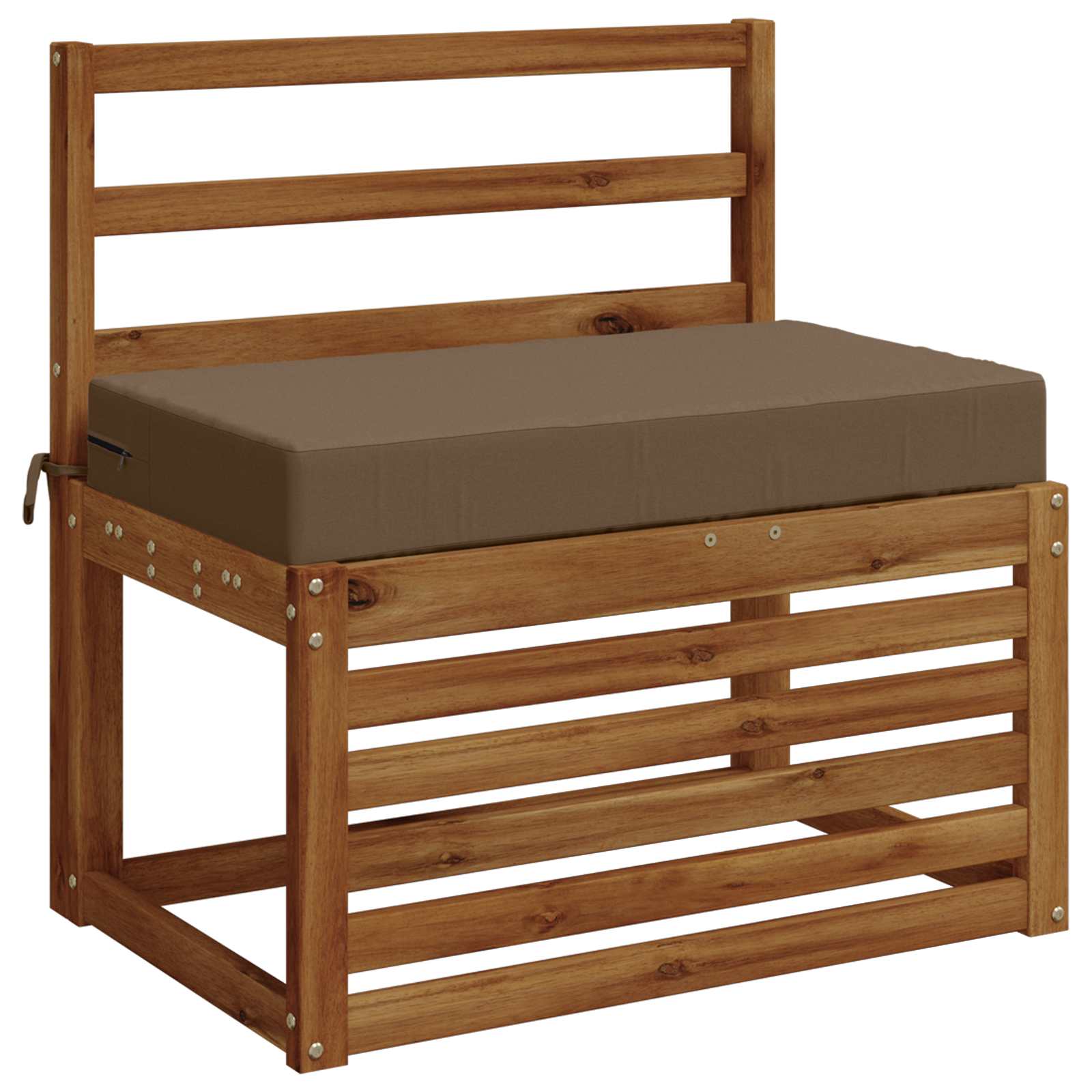 Sėdynės pagalvėlė SOEST 100% poliesteris Taupe 70 x 40 x 10 cm