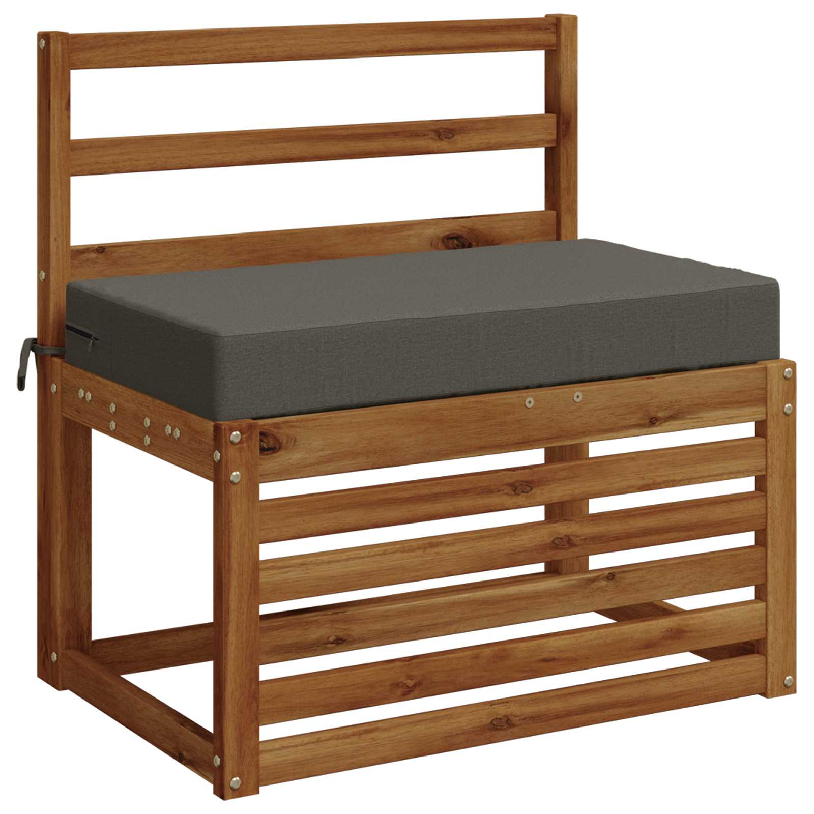 Sėdynės pagalvėlė SOEST 100% poliesteris Pilka 70 x 40 x 10 cm