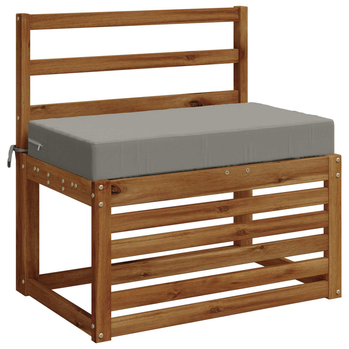 Sėdynės pagalvėlė SOEST 100% poliesteris Pilka 70 x 40 x 10 cm