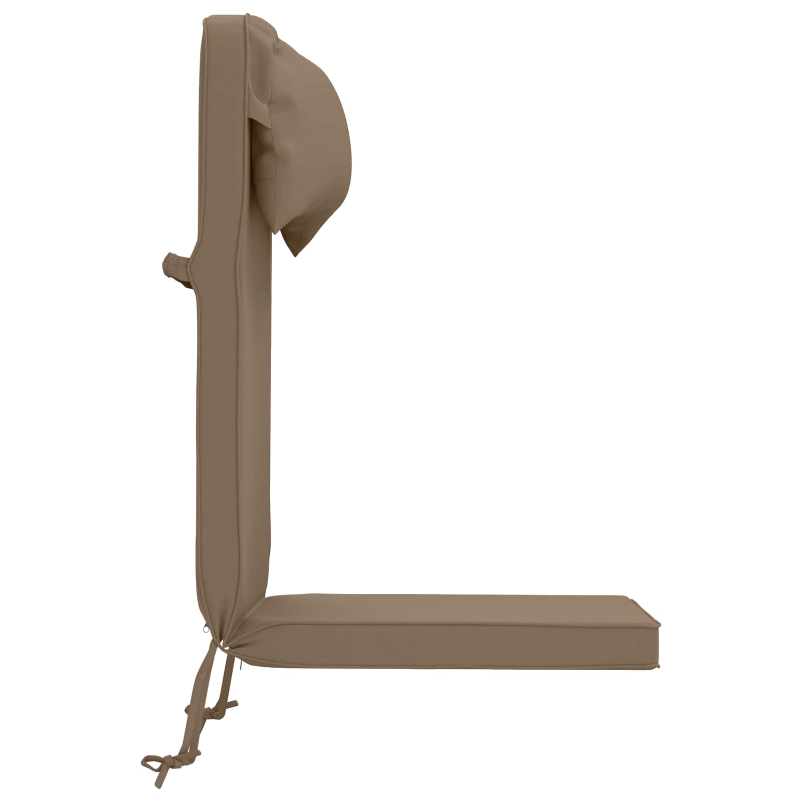 Saulės poilsio pagalvė 100% poliesteris Taupe 55 x 124 x 5 cm