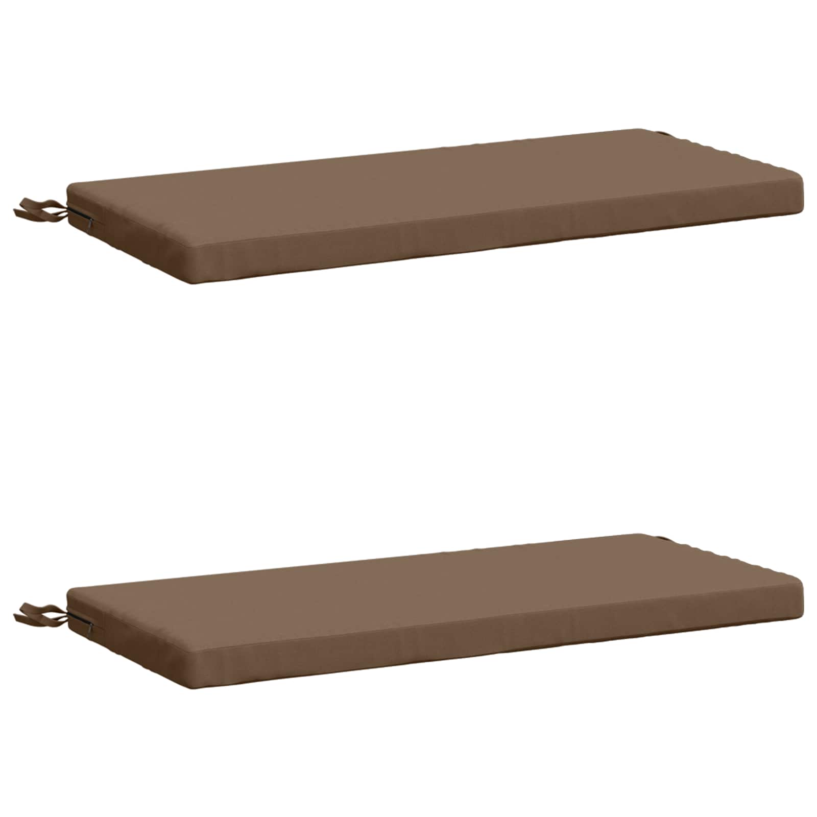 2 dalių suoliuko pagalvės SOEST 2 vnt. 100% poliesteris Taupe