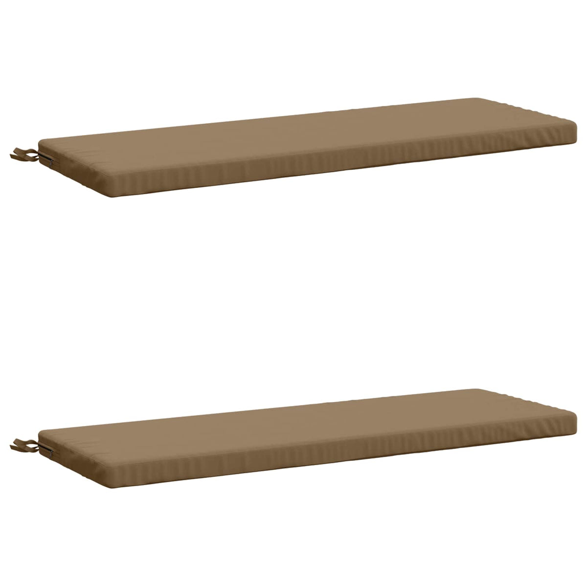 2 dalių suoliuko pagalvės SOEST 2 vnt. 100% poliesteris Taupe