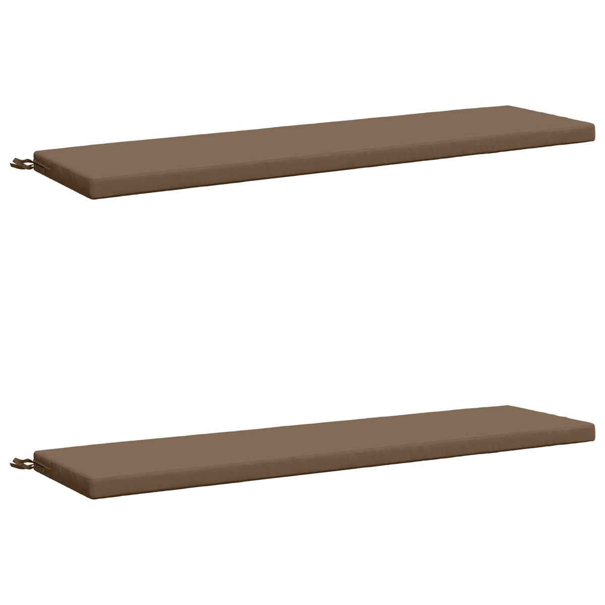 2 dalių suoliuko pagalvės SOEST 2 vnt. 100% poliesteris Taupe
