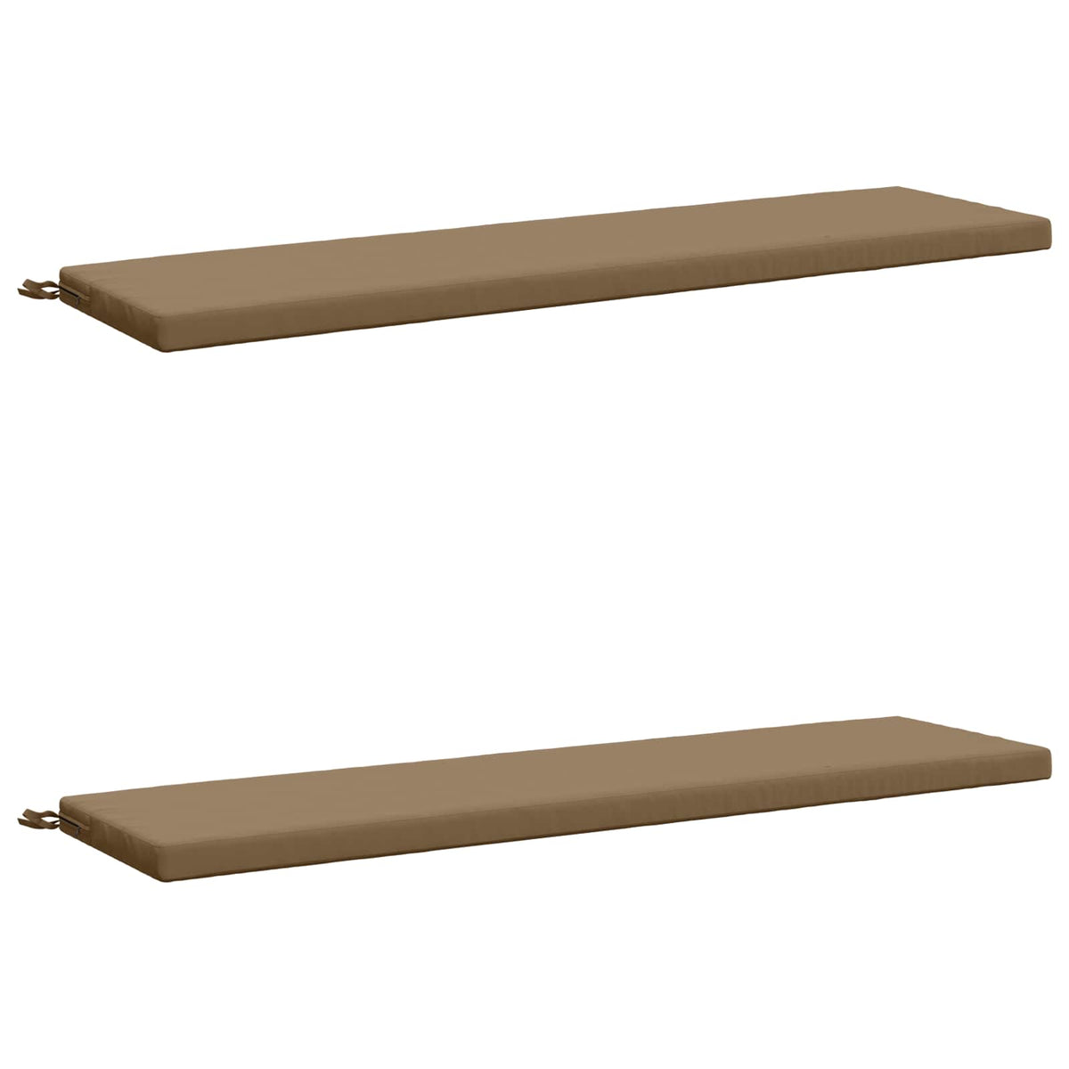 2 dalių suoliuko pagalvės SOEST 2 vnt. 100% poliesteris Taupe