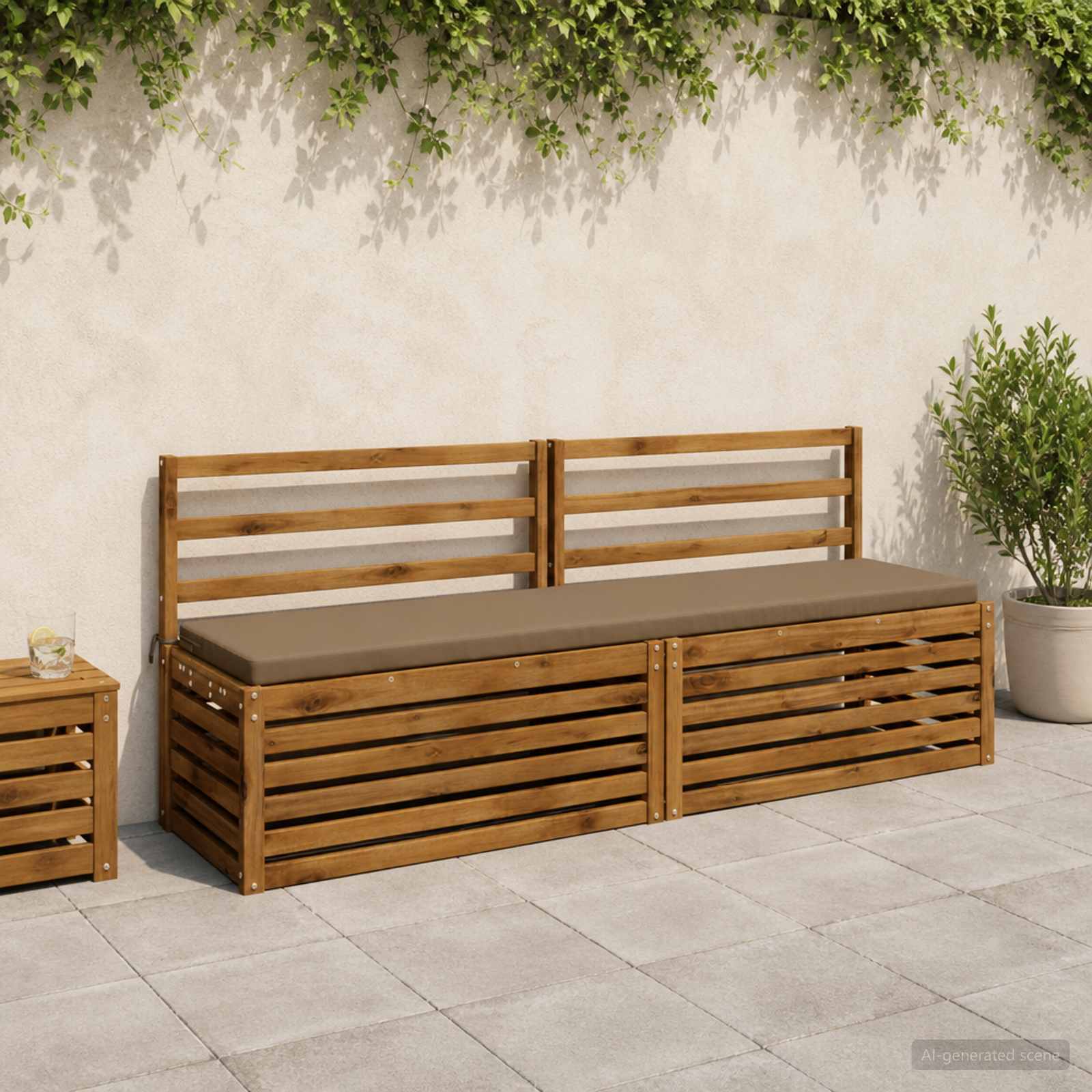 Suoliuko pagalvė SOEST 100% poliesteris Taupe 180 x 40 x 5 cm