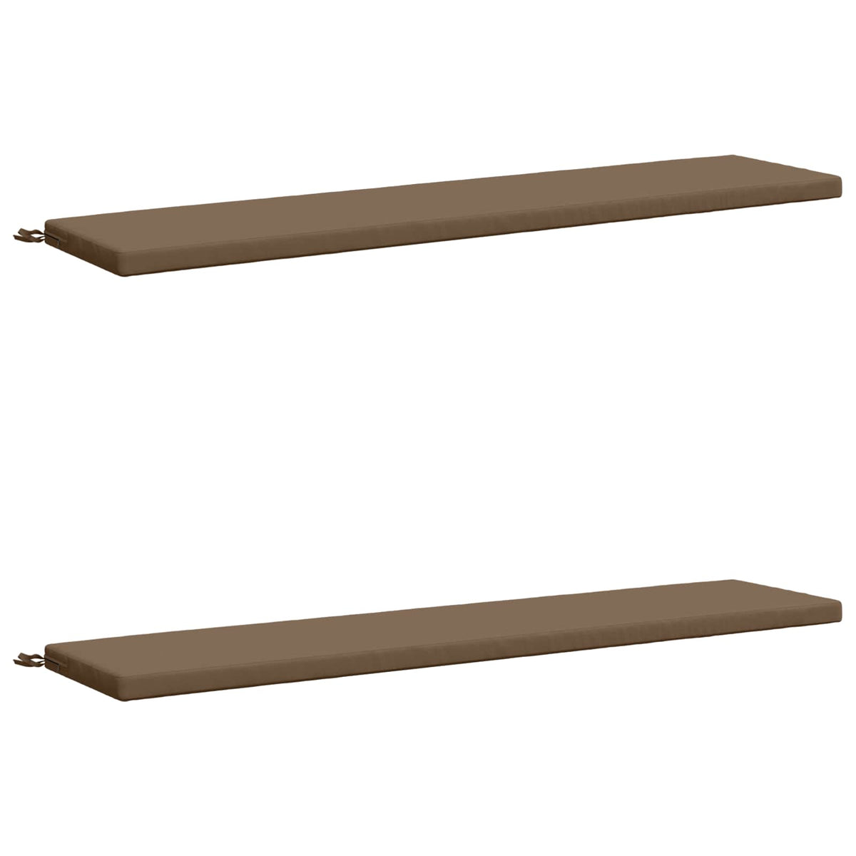 2 dalių suoliuko pagalvės SOEST 2 vnt. 100% poliesteris Taupe