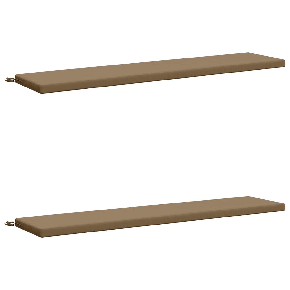2 dalių suoliuko pagalvės SOEST 2 vnt. 100% poliesteris Taupe