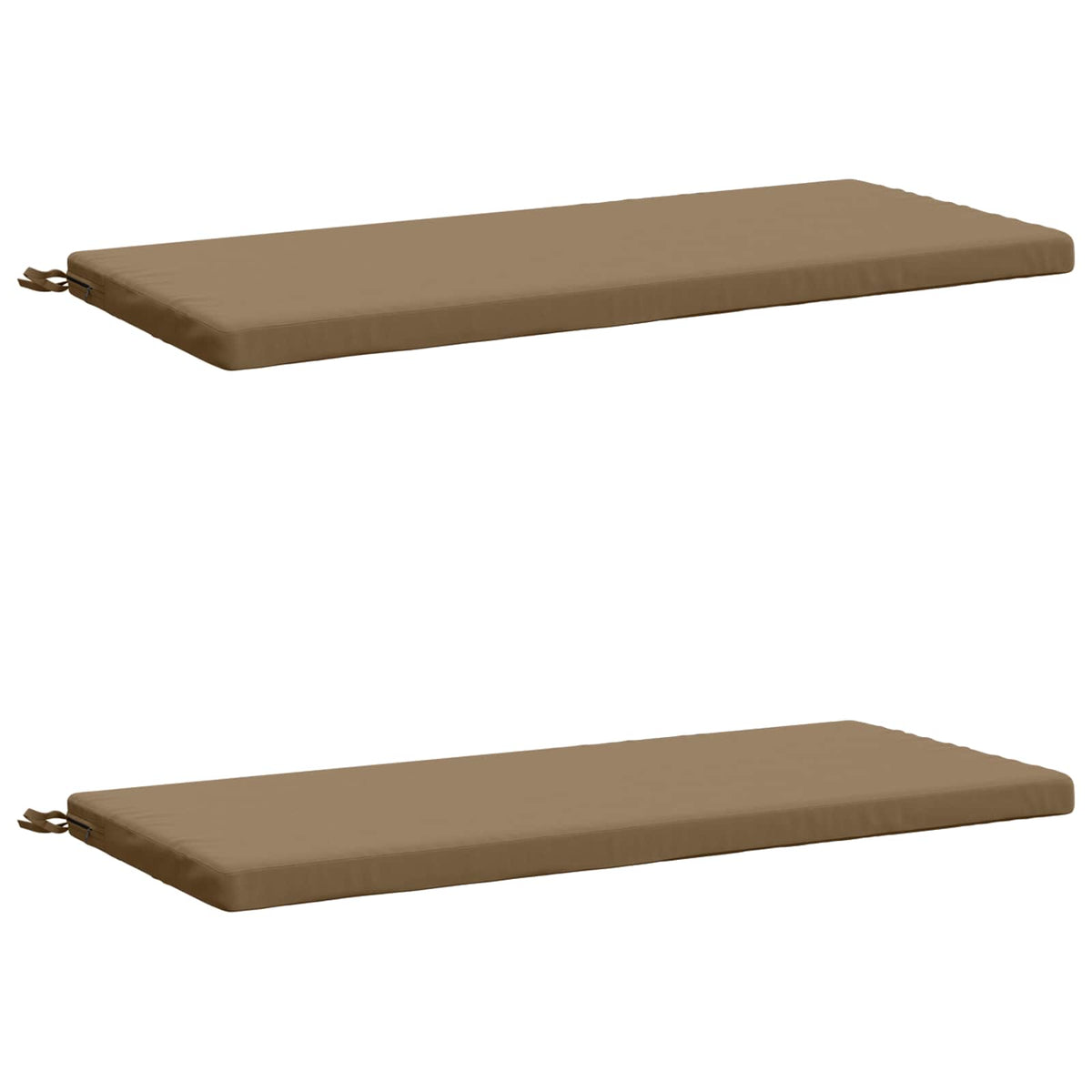 2 dalių suoliuko pagalvės SOEST 2 vnt. 100% poliesteris Taupe