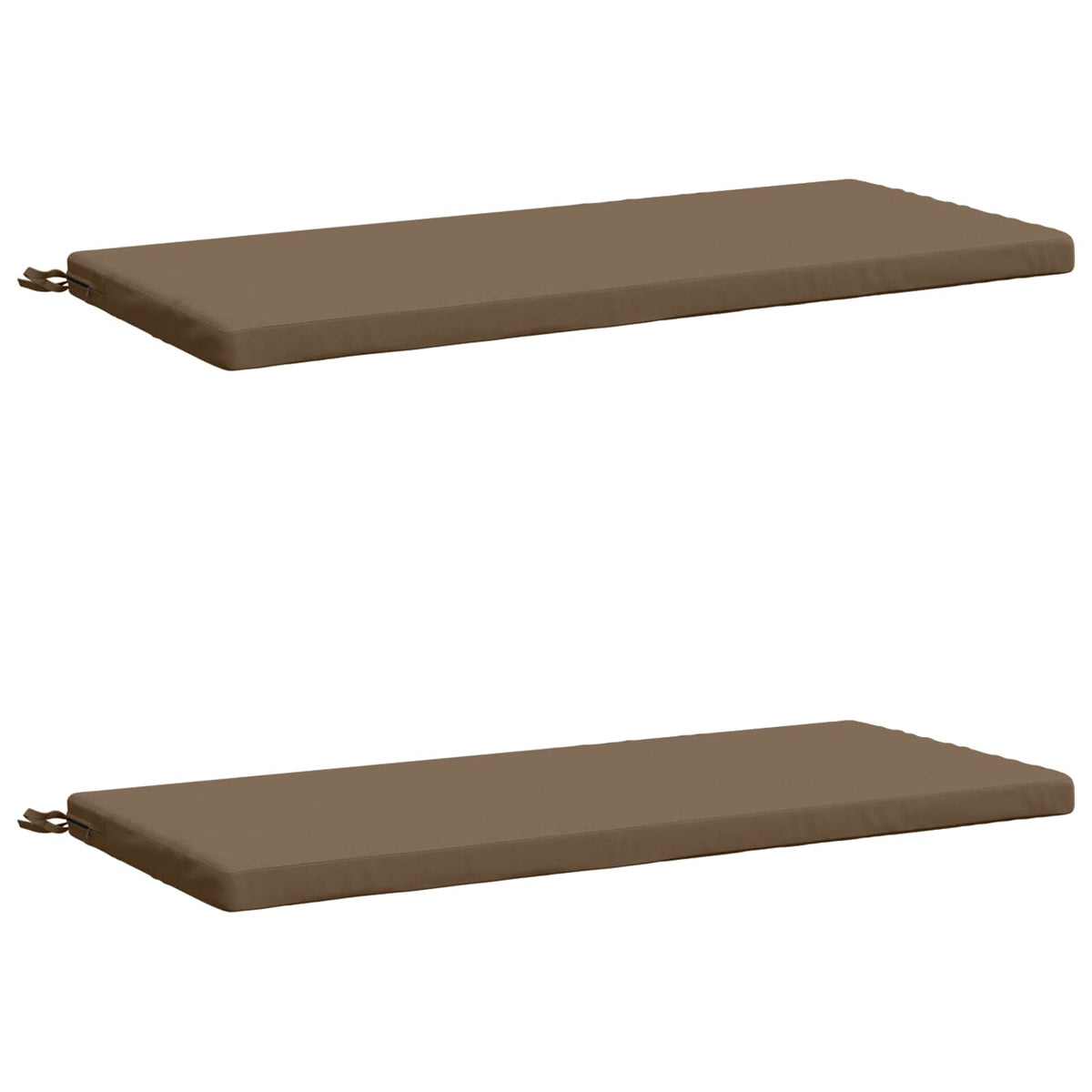 2 dalių suoliuko pagalvės SOEST 2 vnt. 100% poliesteris Taupe