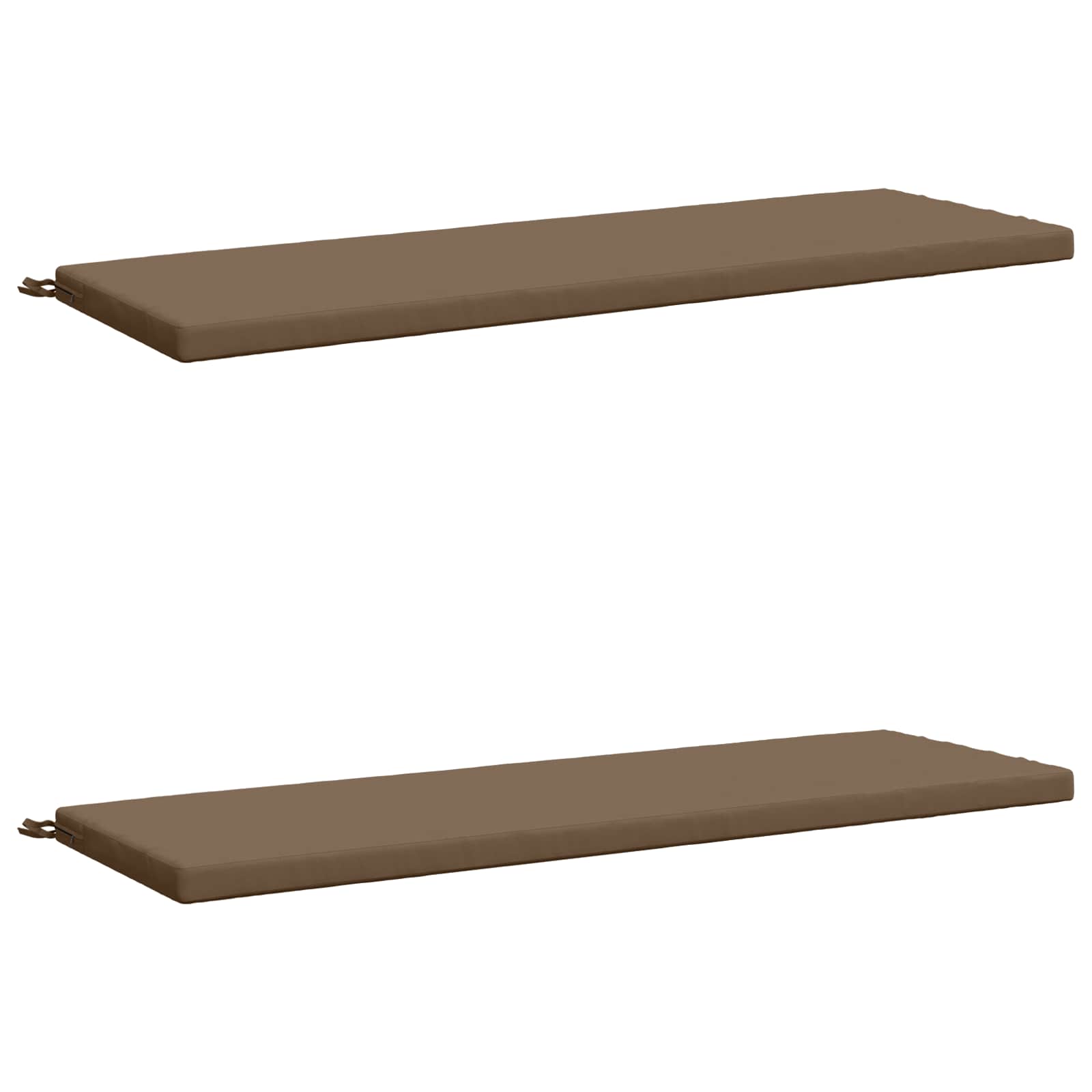 2 dalių suoliuko pagalvės SOEST 2 vnt. 100% poliesteris Taupe