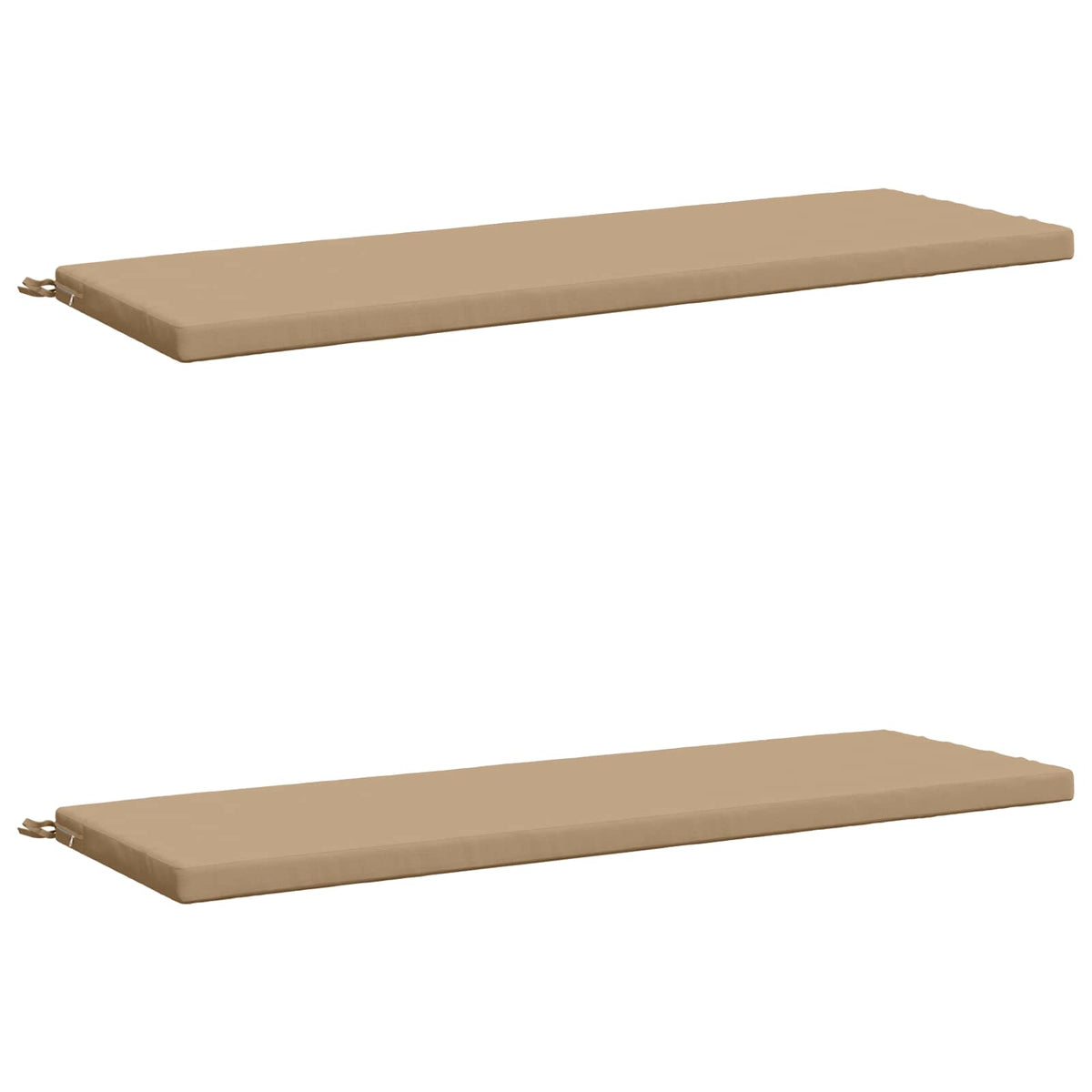 2 dalių suoliuko pagalvės SOEST 2 vnt. 100% poliesteris Smėlio