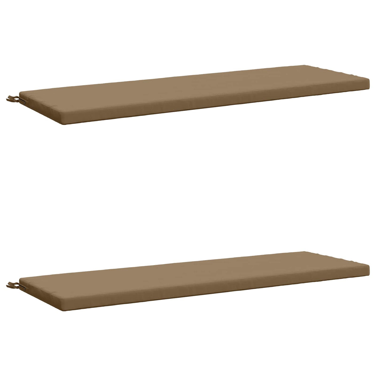 2 dalių suoliuko pagalvės SOEST 2 vnt. 100% poliesteris Taupe