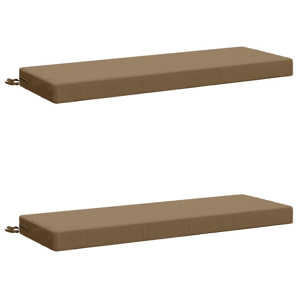 2 dalių suoliuko pagalvės SOEST 2 vnt. 100% poliesteris Taupe