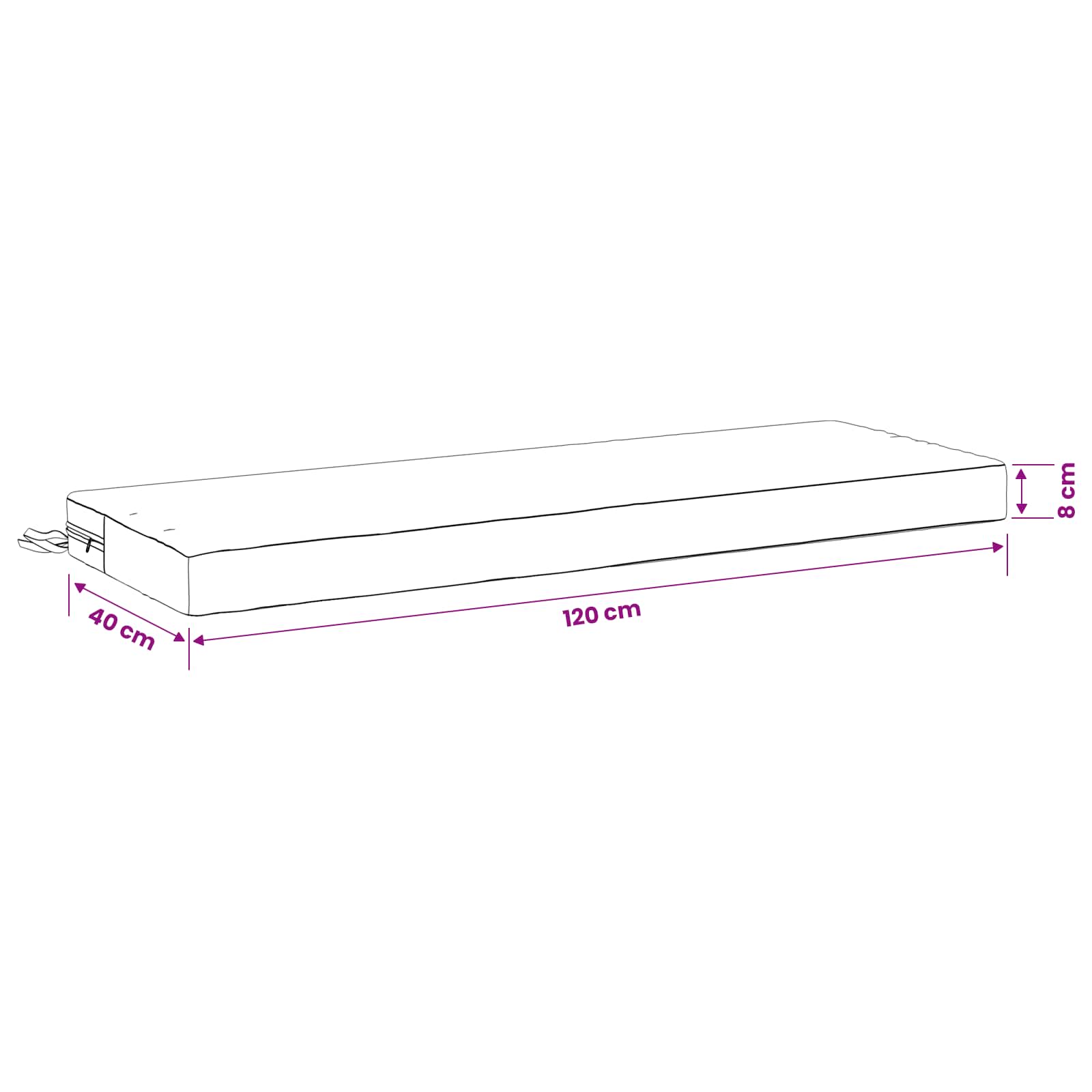 Suoliuko pagalvė SOEST 100% poliesteris Smėlio 120 x 40 x 8 cm