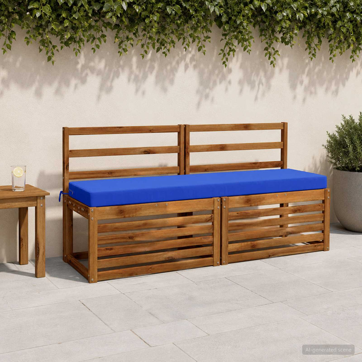 Suoliuko pagalvė SOEST 100% poliesteris Karališka mėlyna