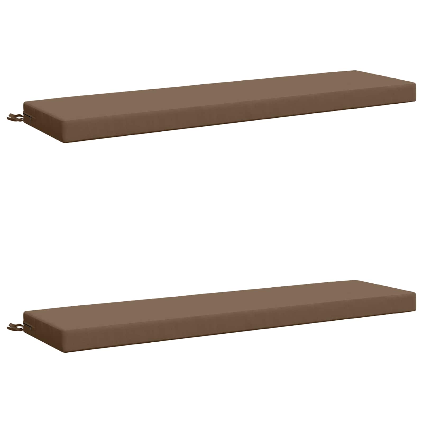 2 dalių suoliuko pagalvės SOEST 2 vnt. 100% poliesteris Taupe