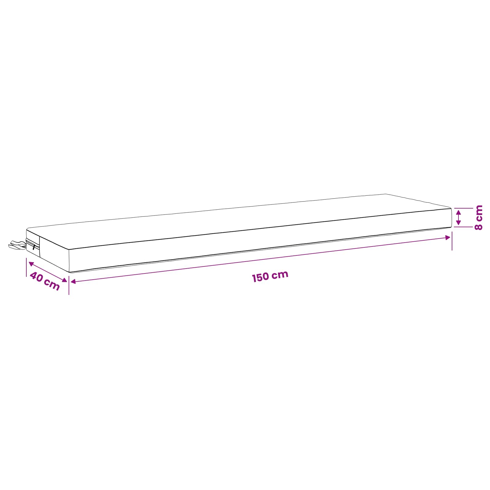 Suoliuko pagalvė SOEST 100% poliesteris Vyno raudona