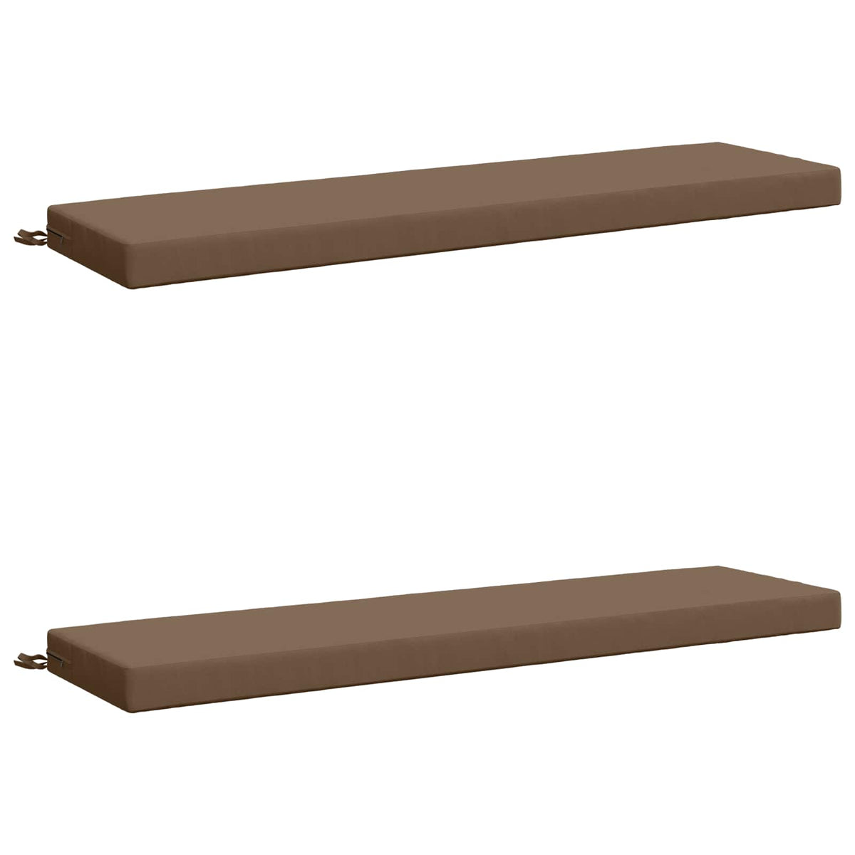 2 dalių suoliuko pagalvės SOEST 2 vnt. 100% poliesteris Taupe